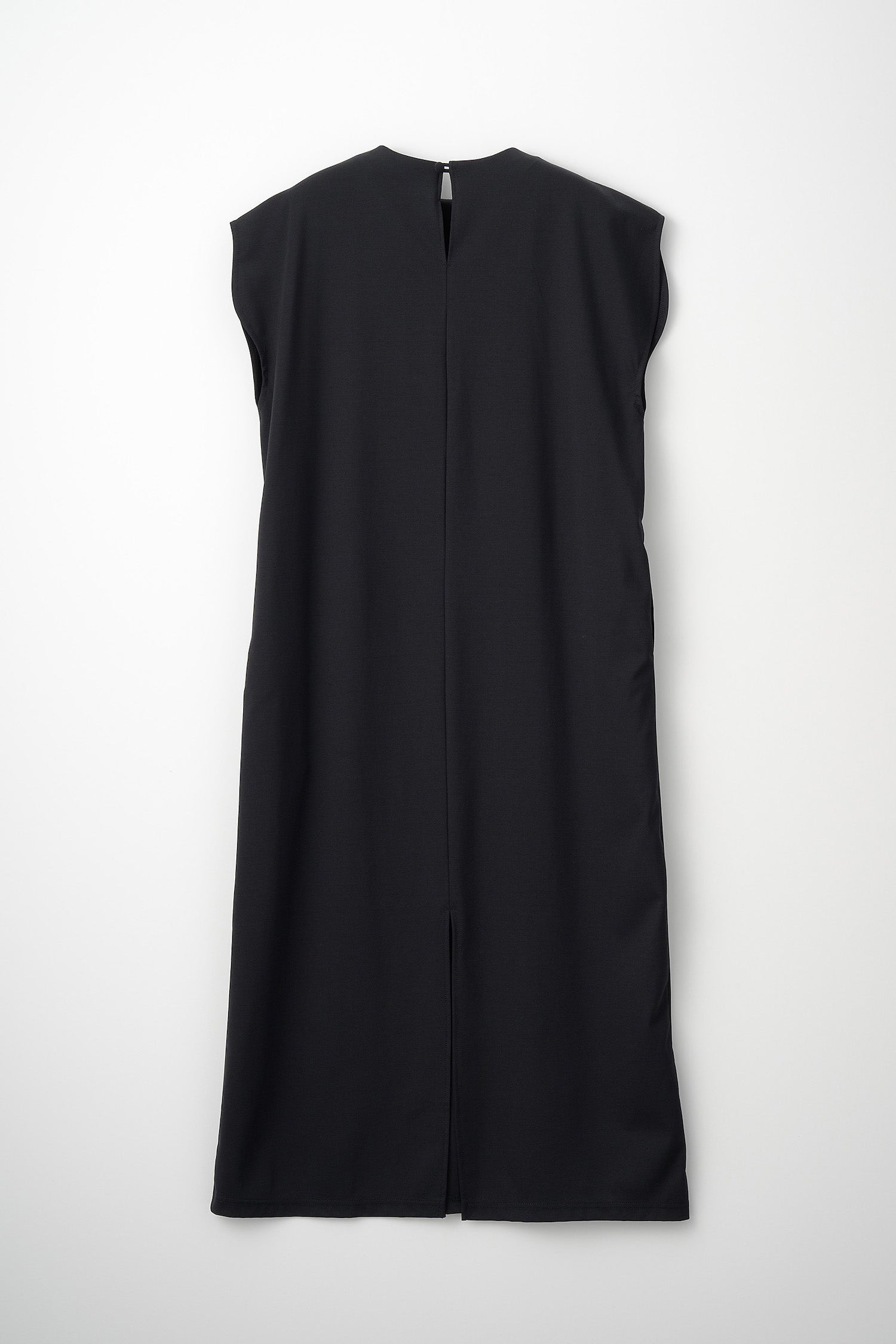 Flutter patchwork embroidered dress (Black)