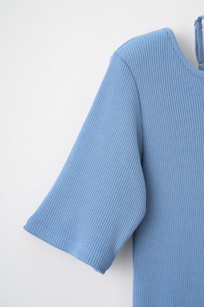 Ivy halfsleeve dress (Light blue)