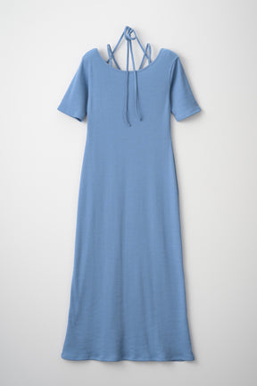 Ivy halfsleeve dress (Light blue)
