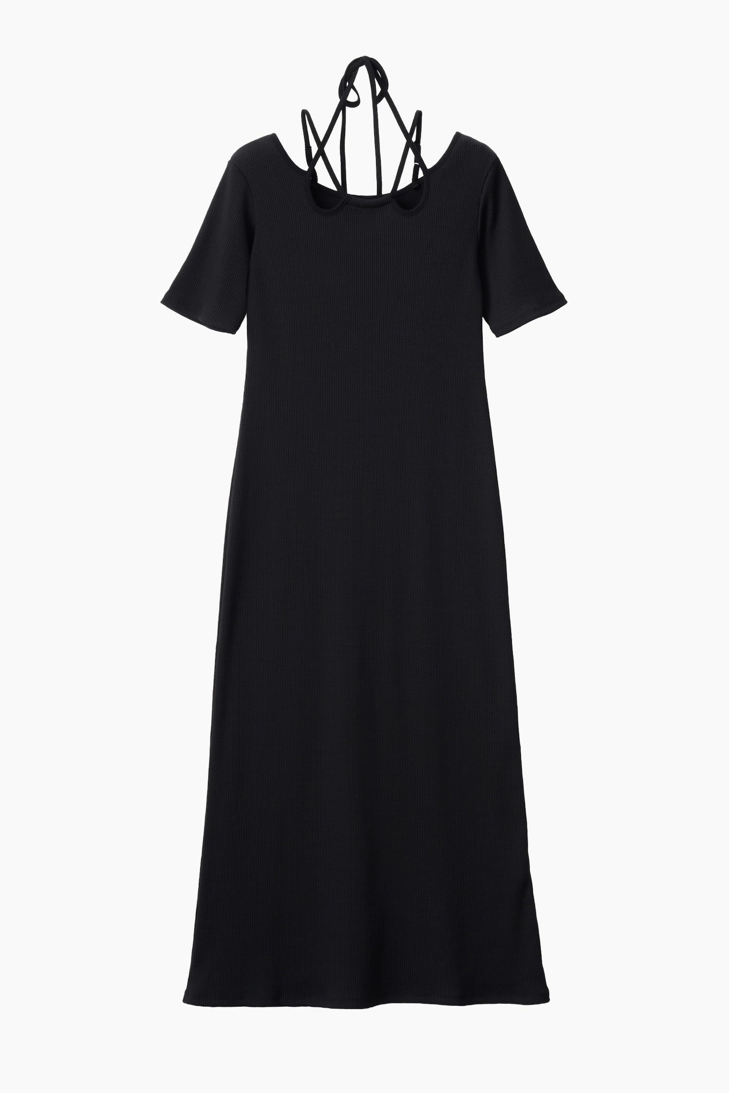Ivy halfsleeve dress (Black)