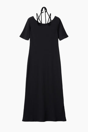 Ivy halfsleeve dress (Black)