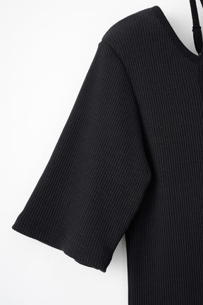 Ivy halfsleeve dress (Black)
