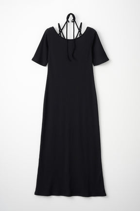 Ivy halfsleeve dress (Black)