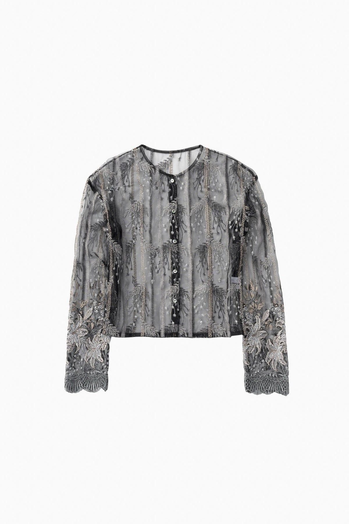 Classic lace cardigan (Black)