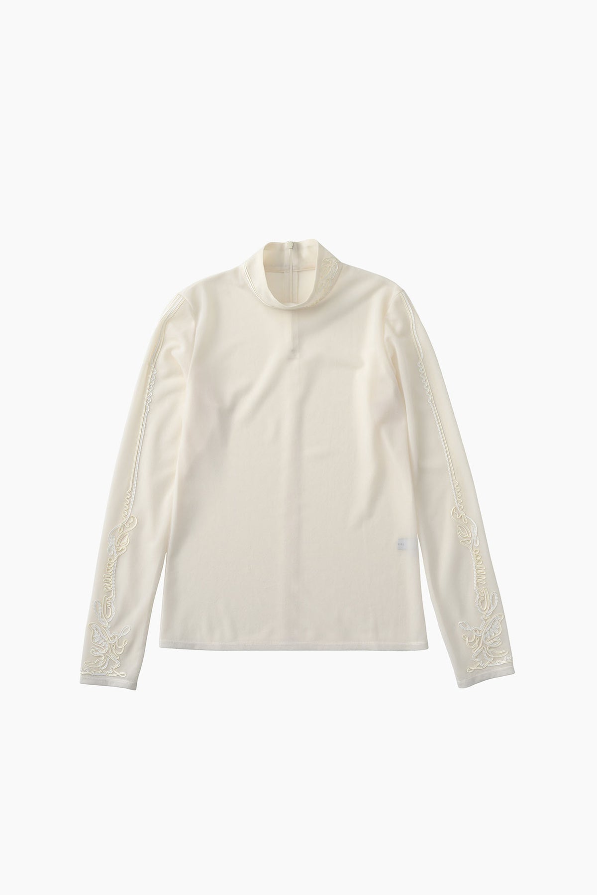 Scenery embroidery sheer tops (Ivory)