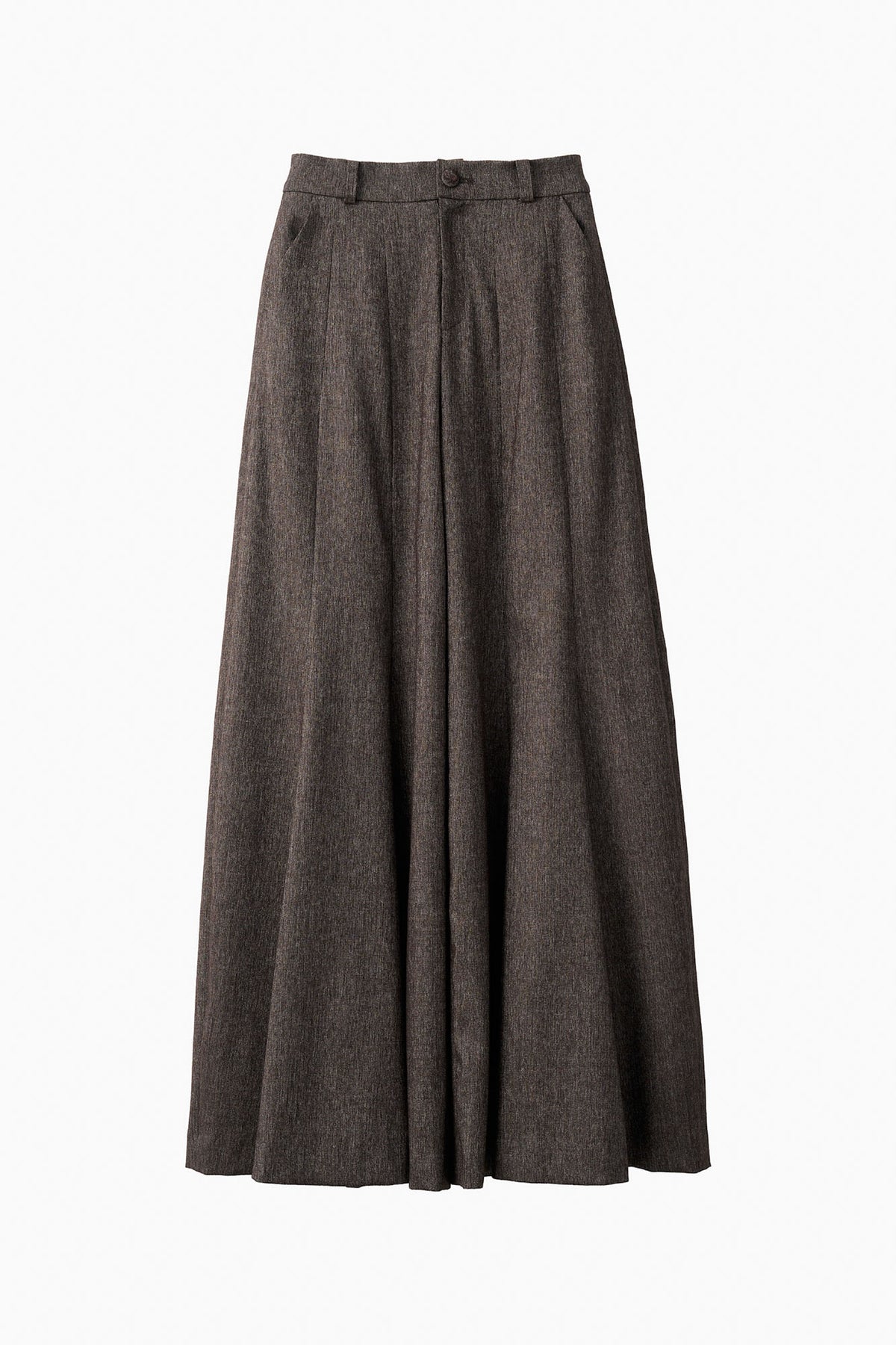 Blink embroidered slacks (Brown)