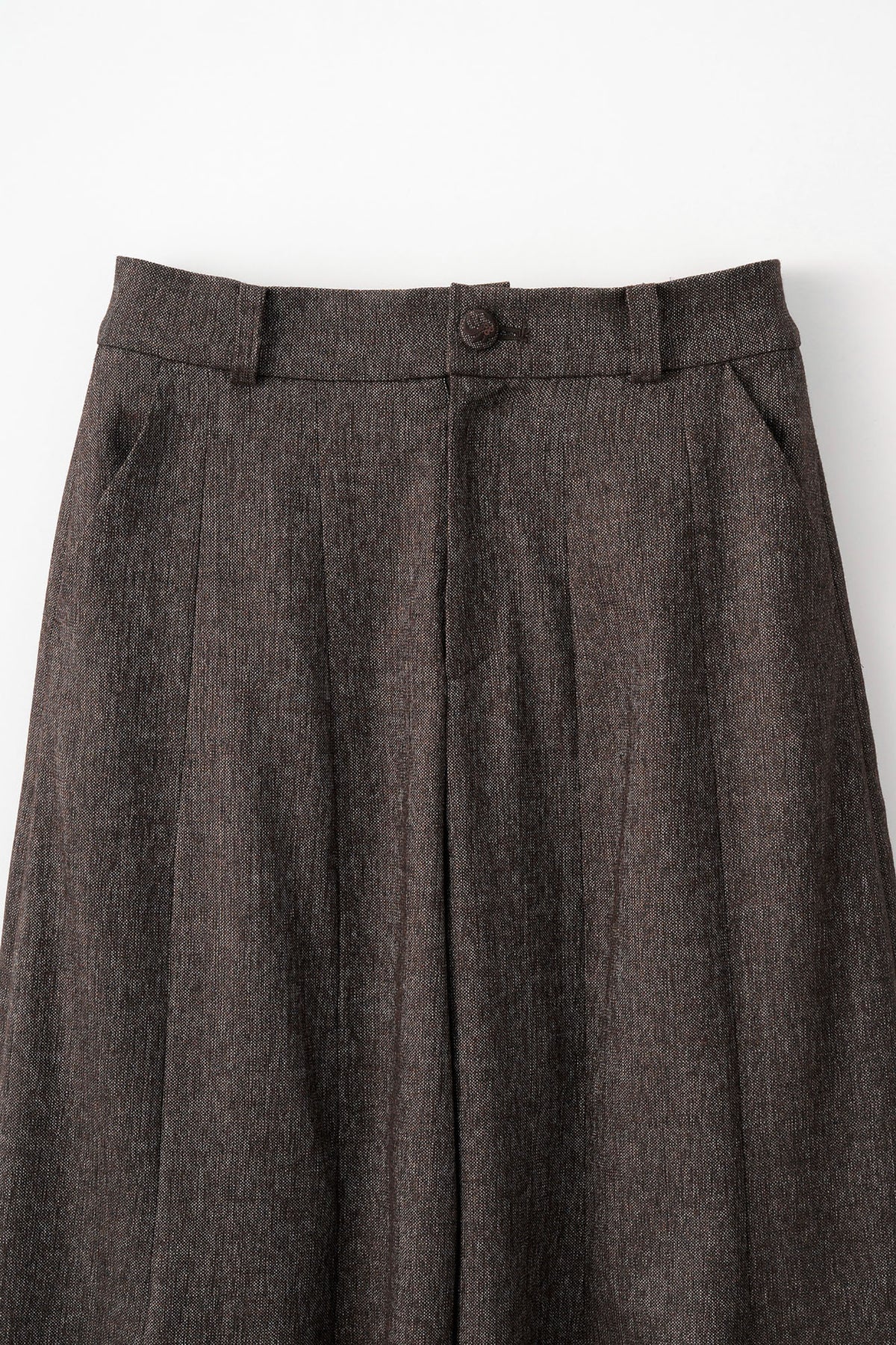 Blink embroidered slacks (Brown)