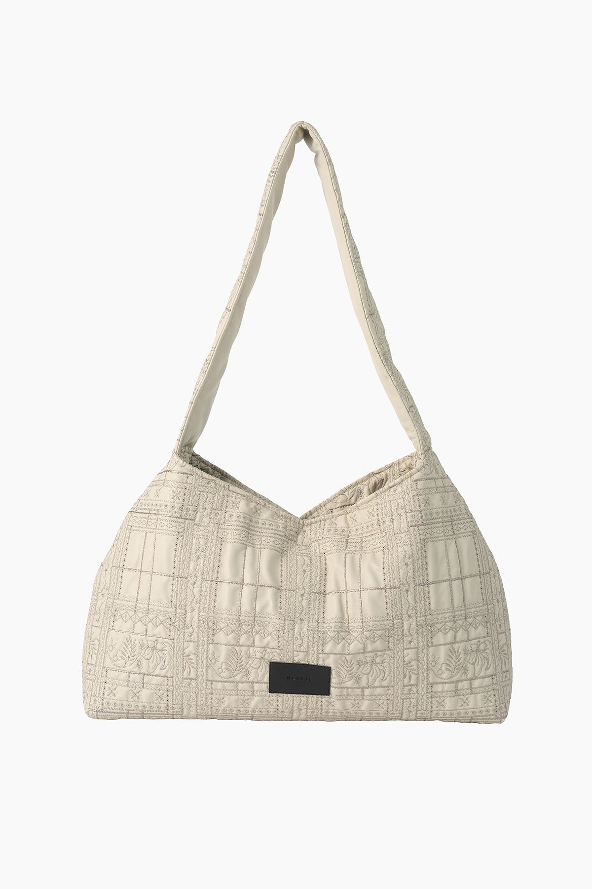 Gift check embroidered bag (Ivory)