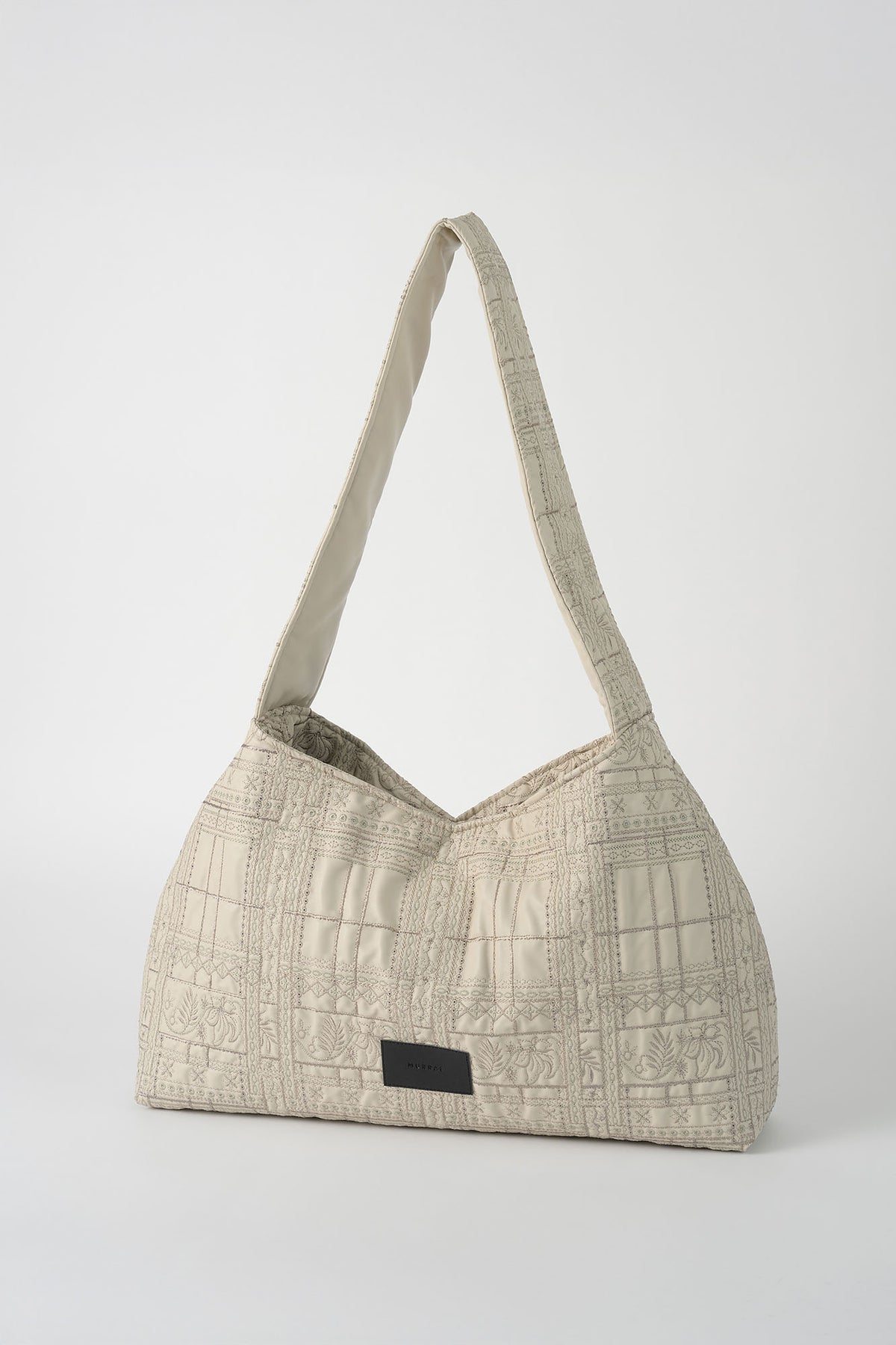 Gift check embroidered bag (Ivory)