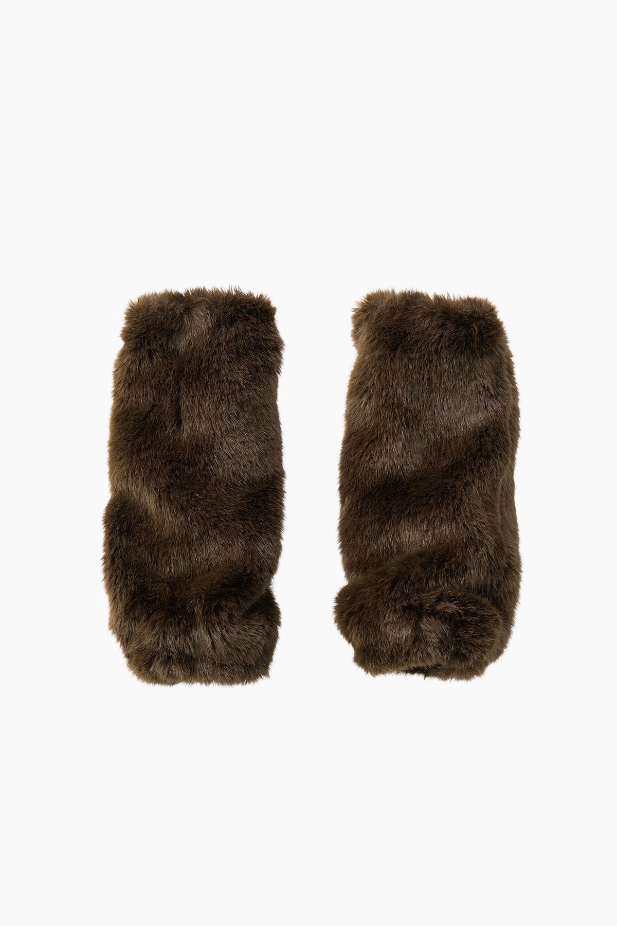 Fur gloves (Brown)