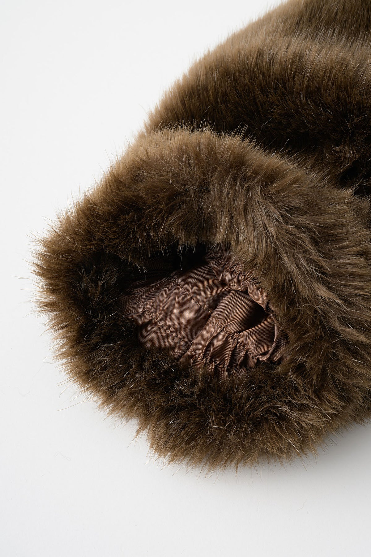 Fur gloves (Brown)