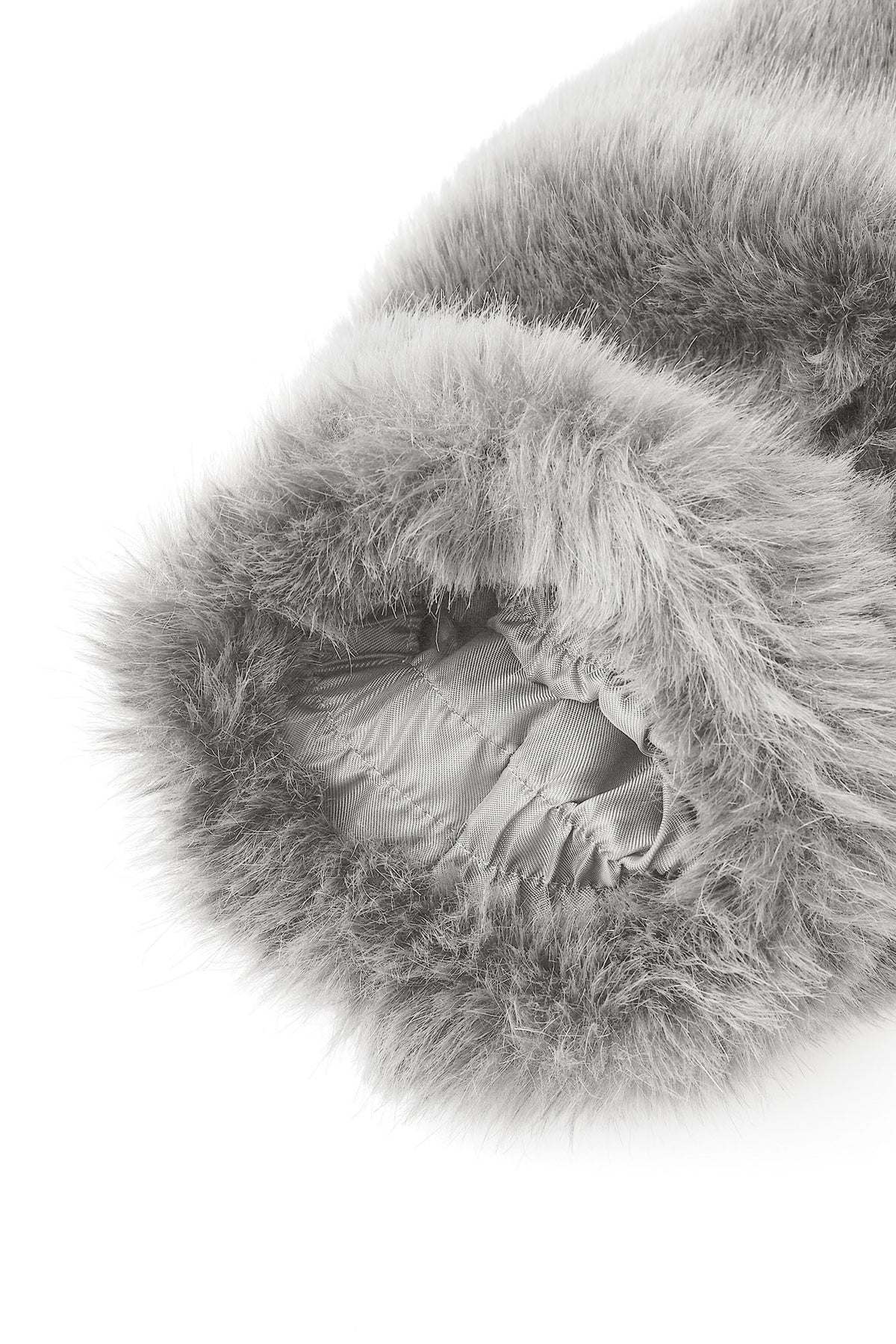 Fur gloves (Gray)