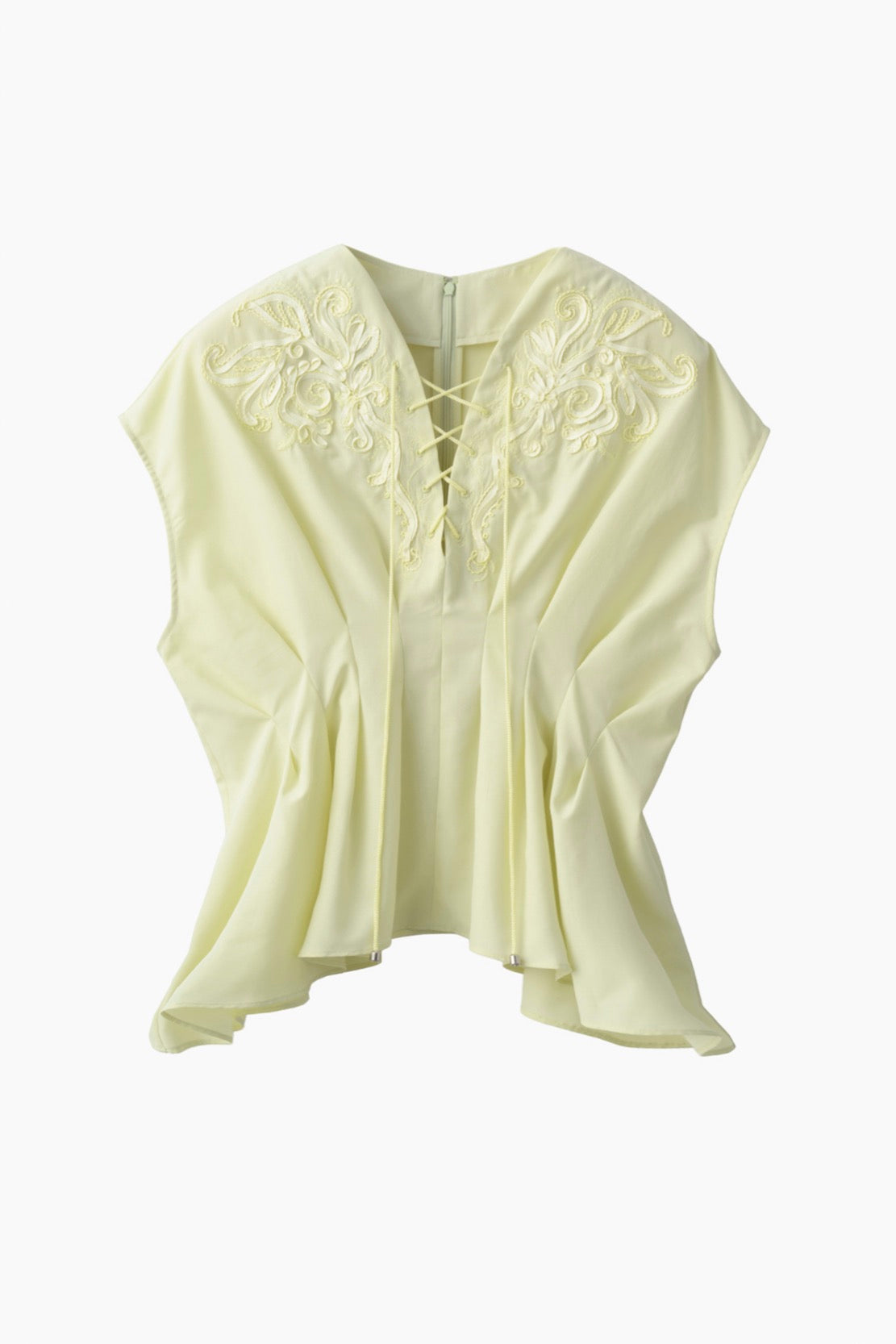 Glimmer embroidered tops (Yellow)