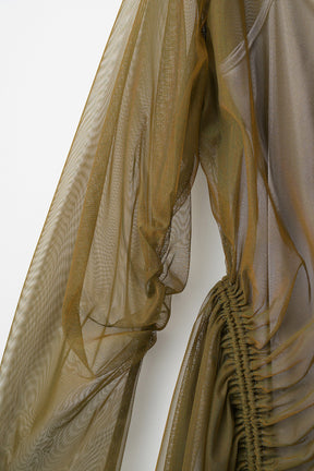 Stem tulle tops (Olive)