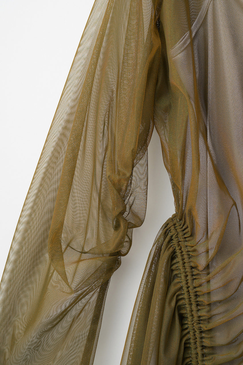 Stem tulle tops (Olive)