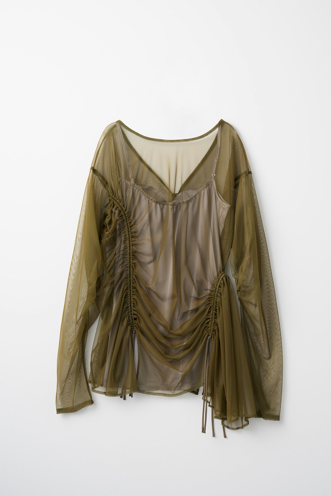 Stem tulle tops (Olive)