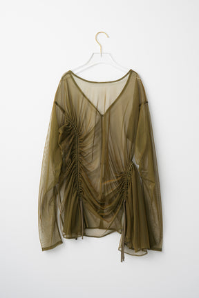 Stem tulle tops (Olive)