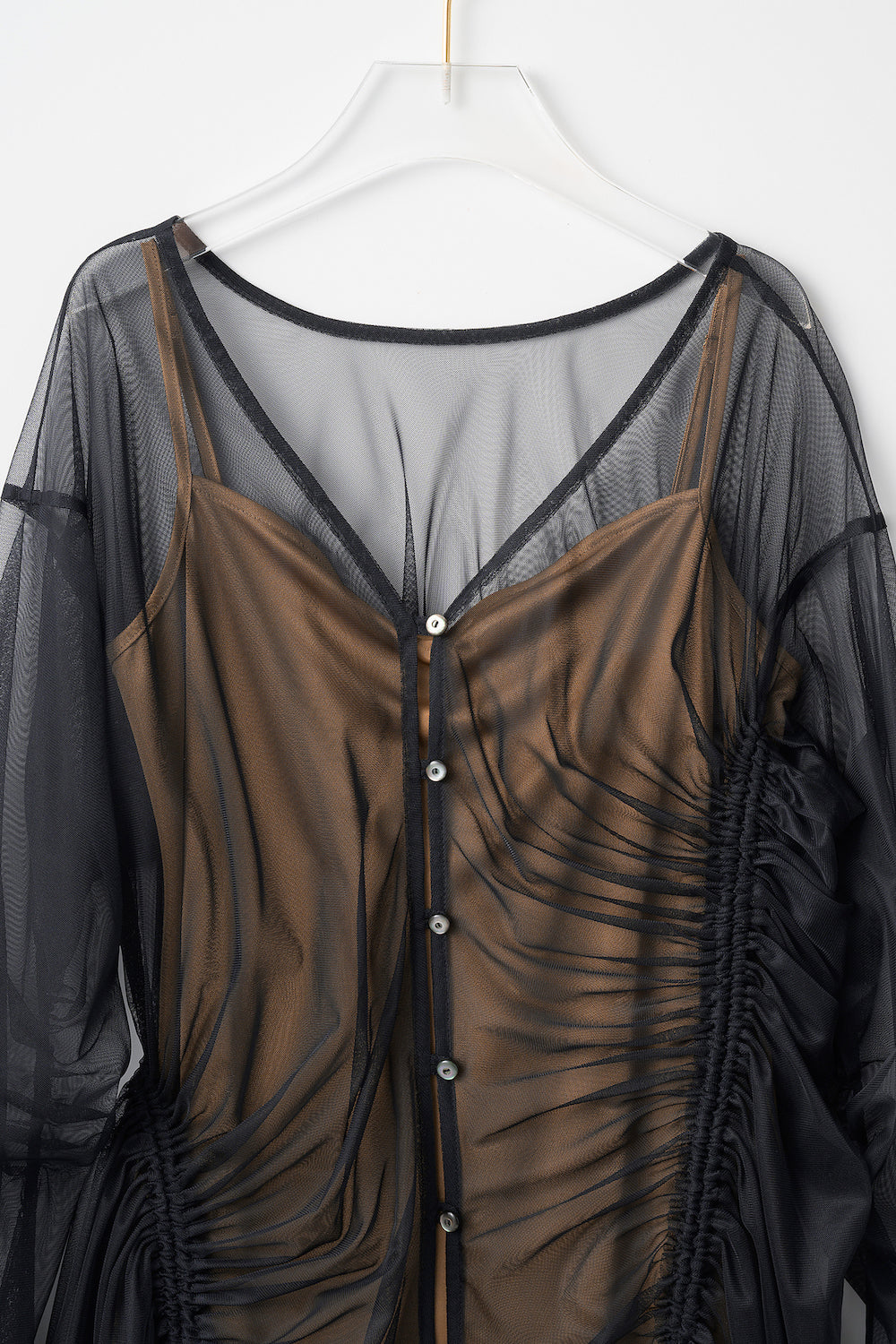 Stem tulle tops (Black)