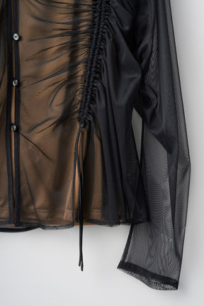 Stem tulle tops (Black)