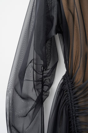 Stem tulle tops (Black)