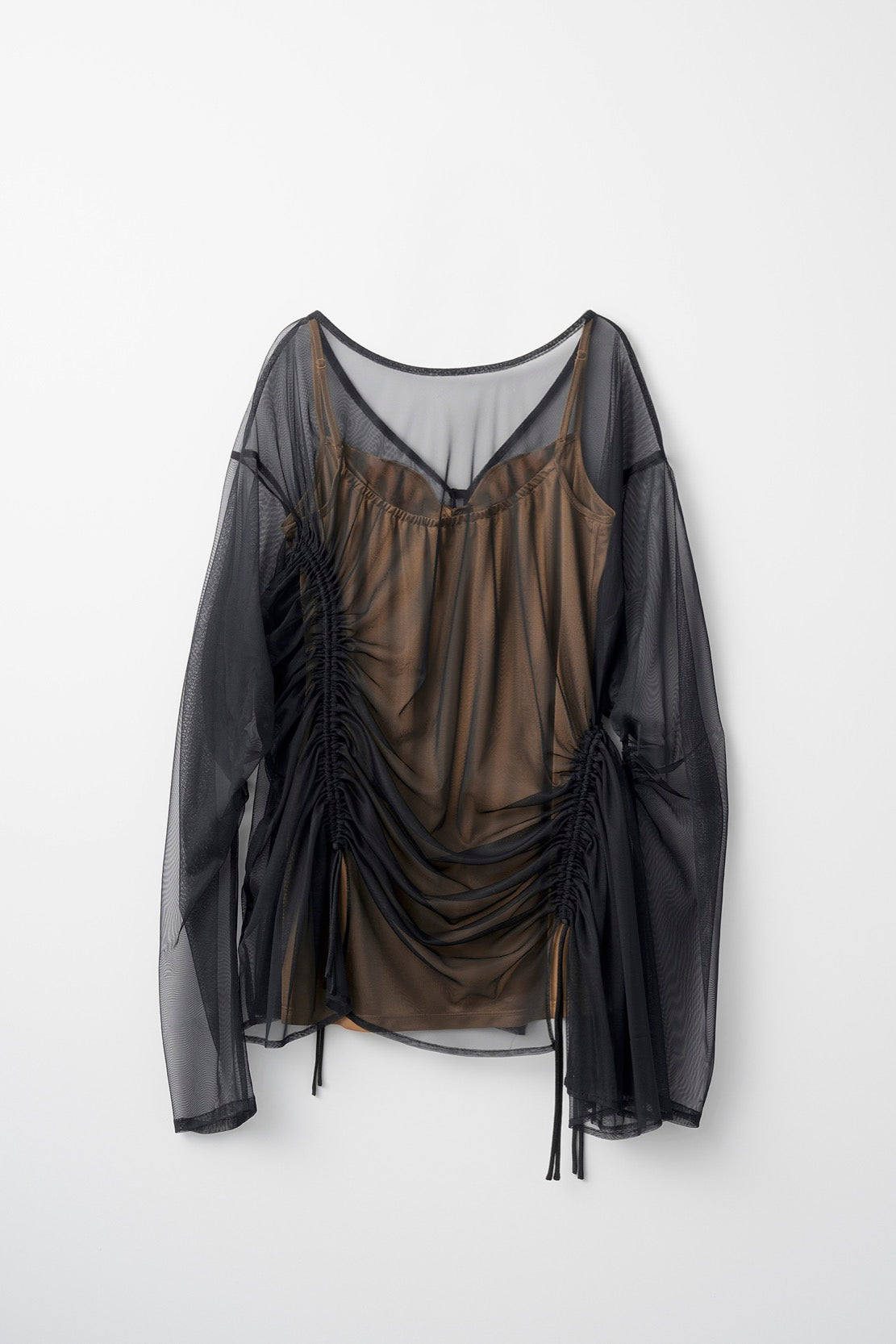 Stem tulle tops (Black)