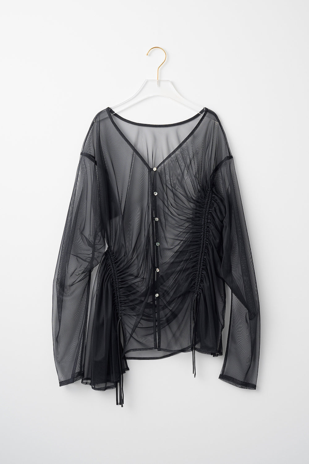 Stem tulle tops (Black)