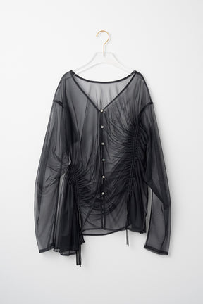 Stem tulle tops (Black)