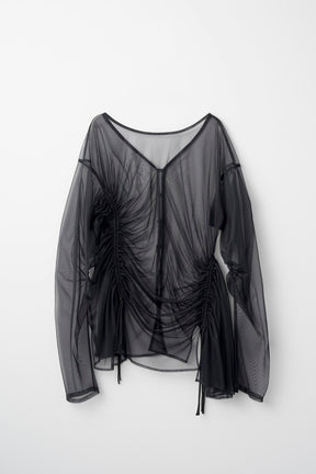 Stem tulle tops (Black)