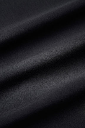 Framed embroidered jersey tops (Black)