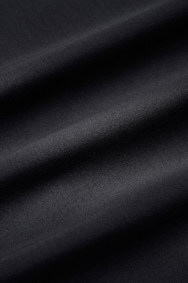 Framed embroidered jersey tops (Black)