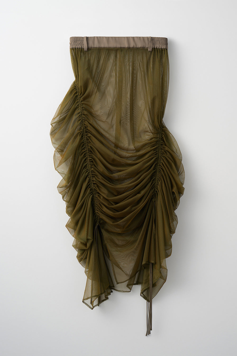 Stem tulle skirt (Olive)