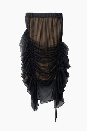 Stem tulle skirt (Black)