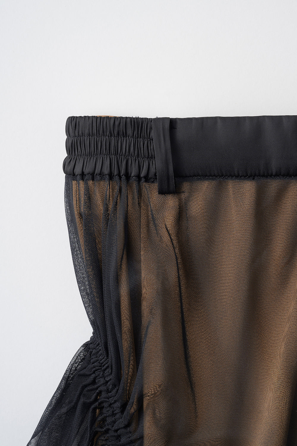 Stem tulle skirt (Black)