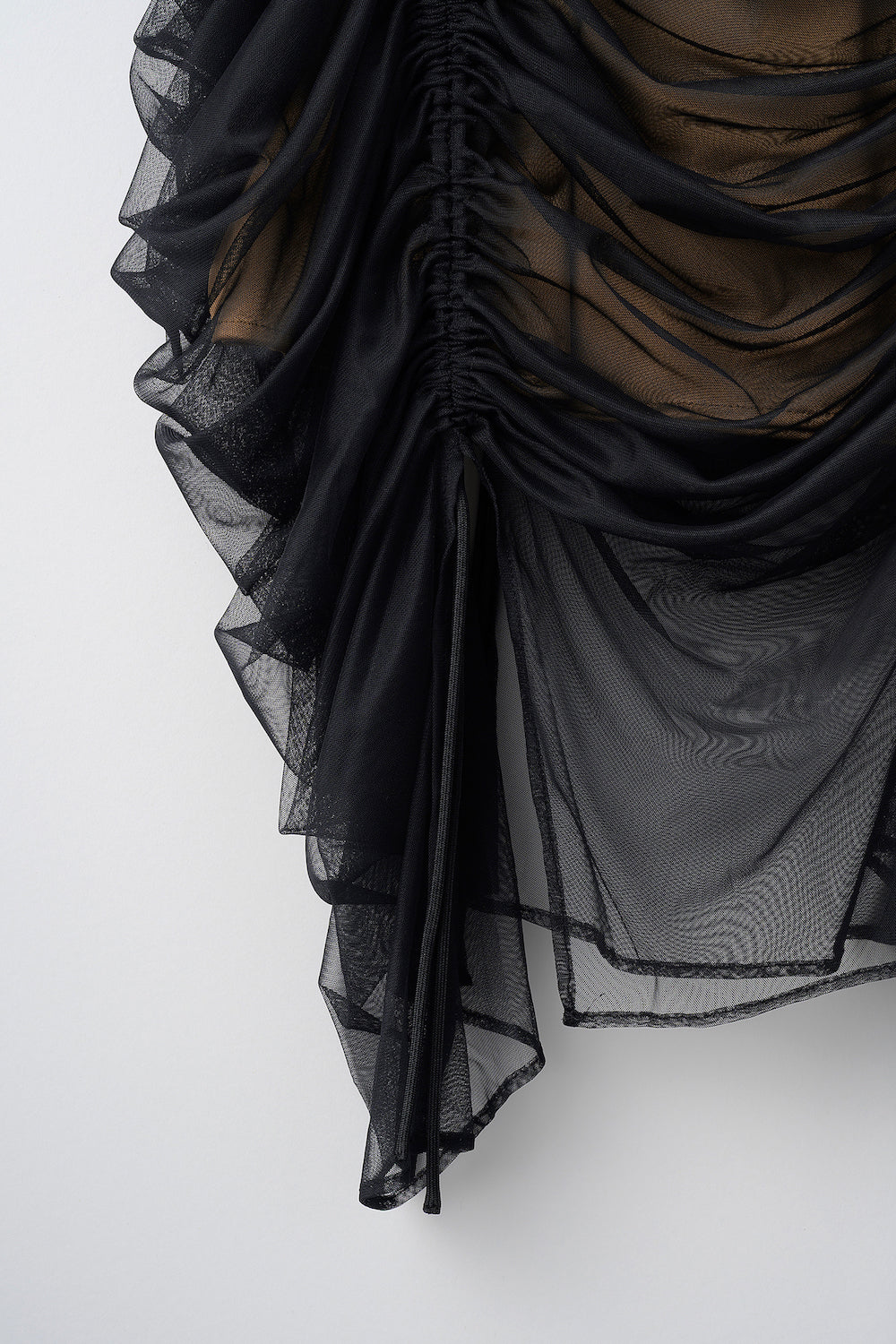 Stem tulle skirt (Black)