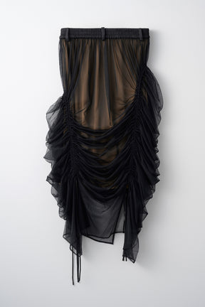 Stem tulle skirt (Black)