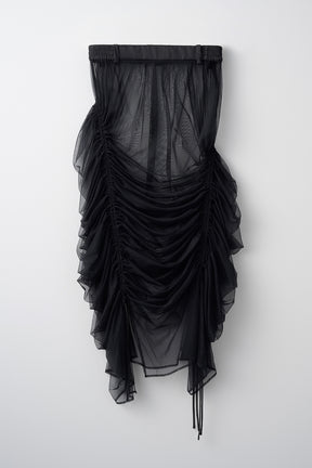 Stem tulle skirt (Black)