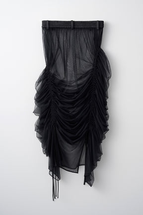 Stem tulle skirt (Black)