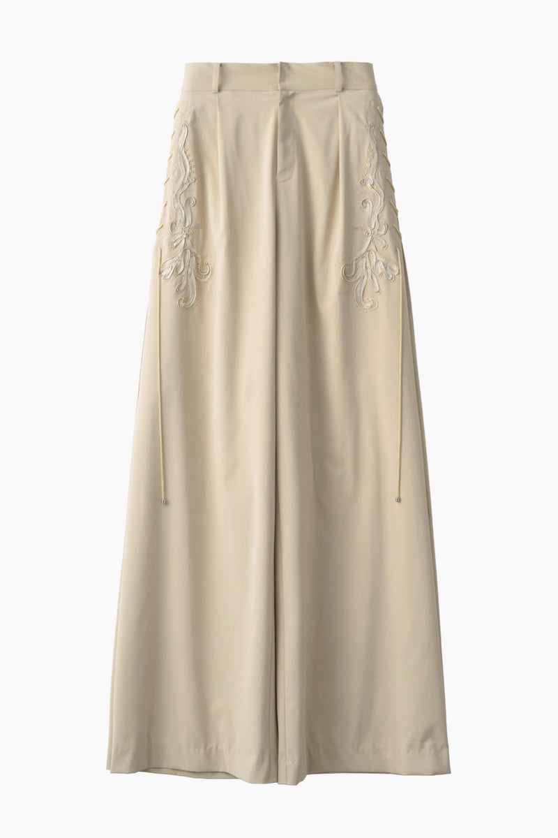 Glimmer embroidered slacks