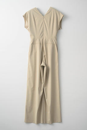 Glimmer embroidered jumpsuit (Beige)