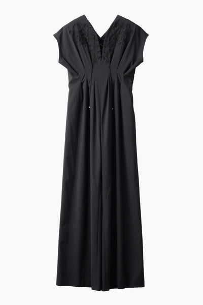 Glimmer embroidered jumpsuit (Black)