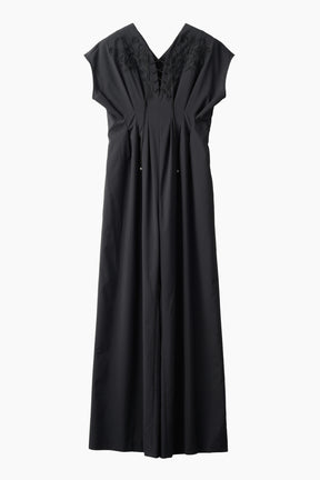 Glimmer embroidered jumpsuit (Black)