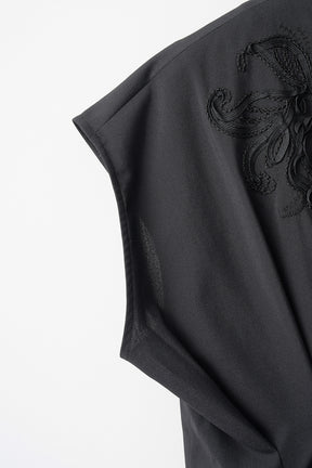 Glimmer embroidered jumpsuit (Black)