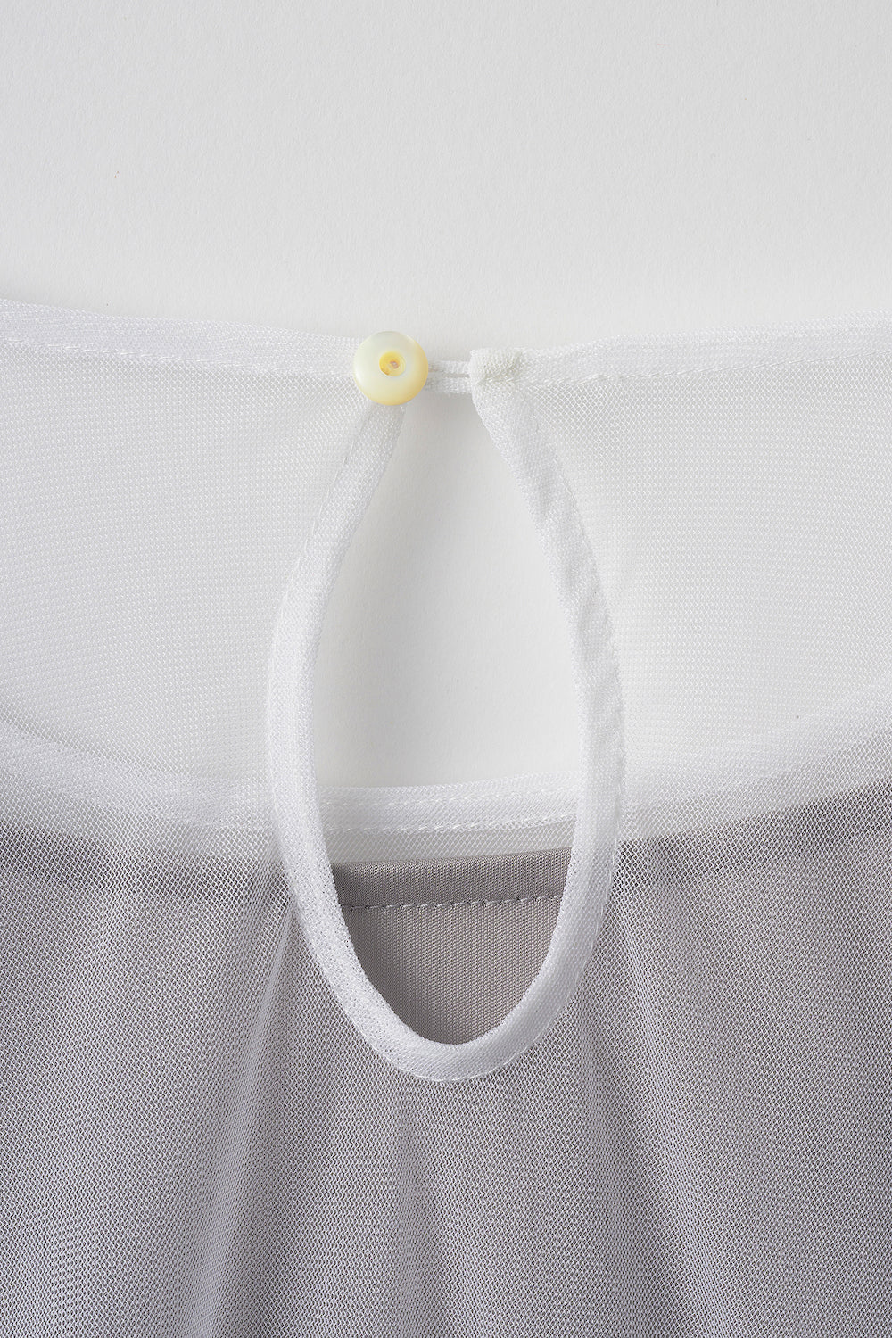 Stem tulle dress (White)