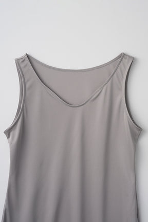 Stem tulle dress (White)