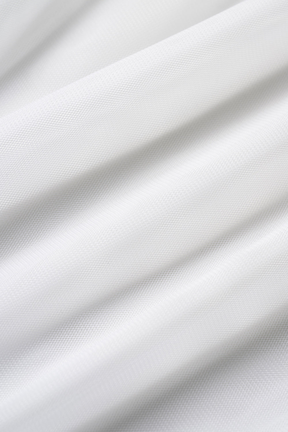 Stem tulle dress (White)