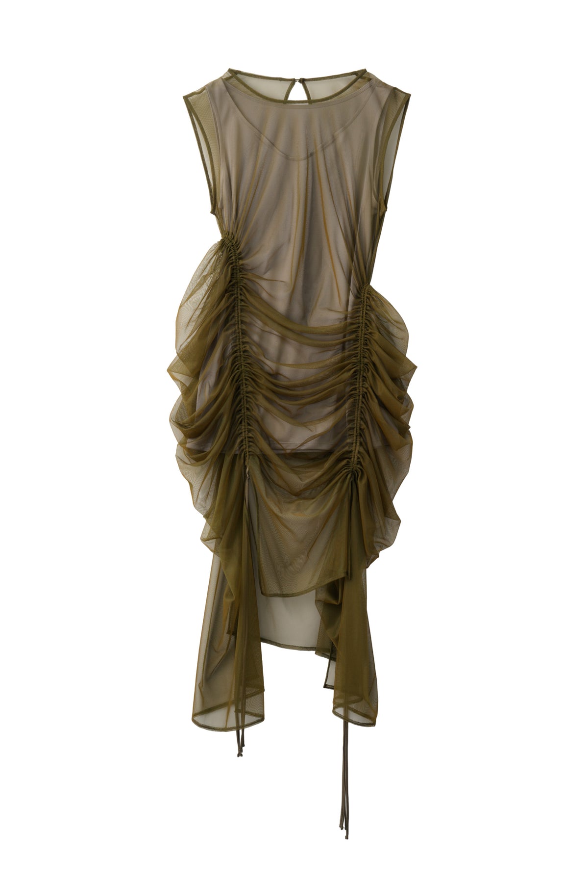 Stem tulle dress (Olive)