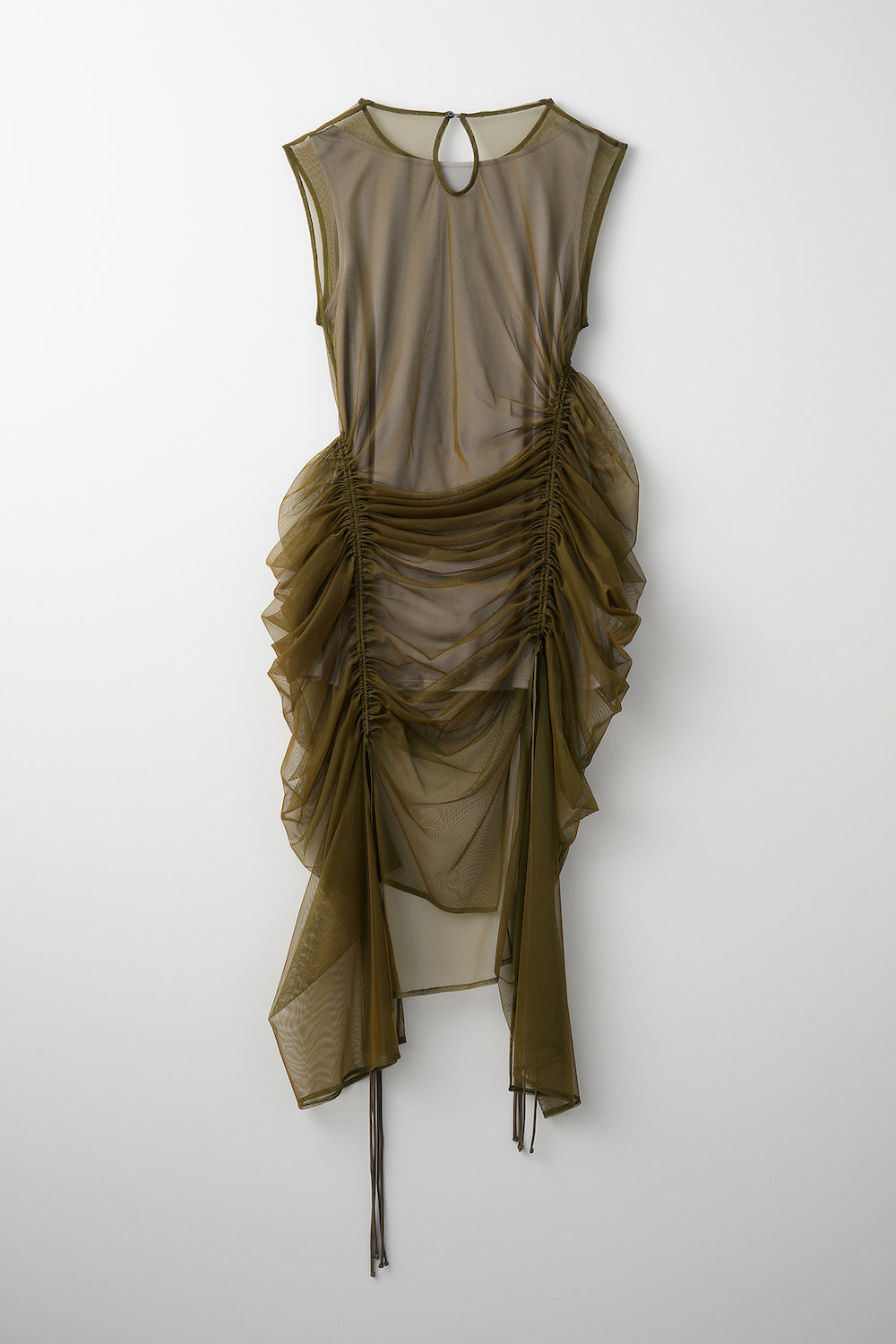 Stem tulle dress (Olive)