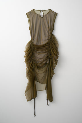 Stem tulle dress (Olive)