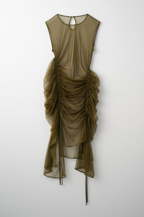 Stem tulle dress (Olive)