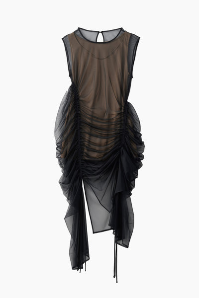 Stem tulle dress (Black)